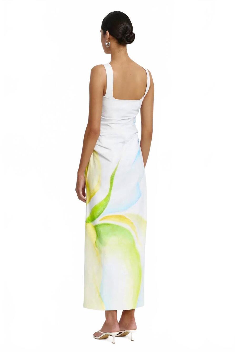 NEW SIGNIFICANT OTHER phoebe maxi dress in seaglass print - Picture 4 of 5